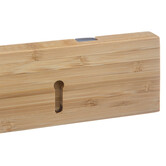 Patère 4 têtes pliantes bambou 