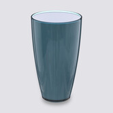 Verre 500ml, bleu pétrole Square