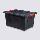 Boîte en plastique 100l, noir Store'n lock