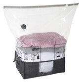 Housse rangement sous vide 60x45x25cm Air store+