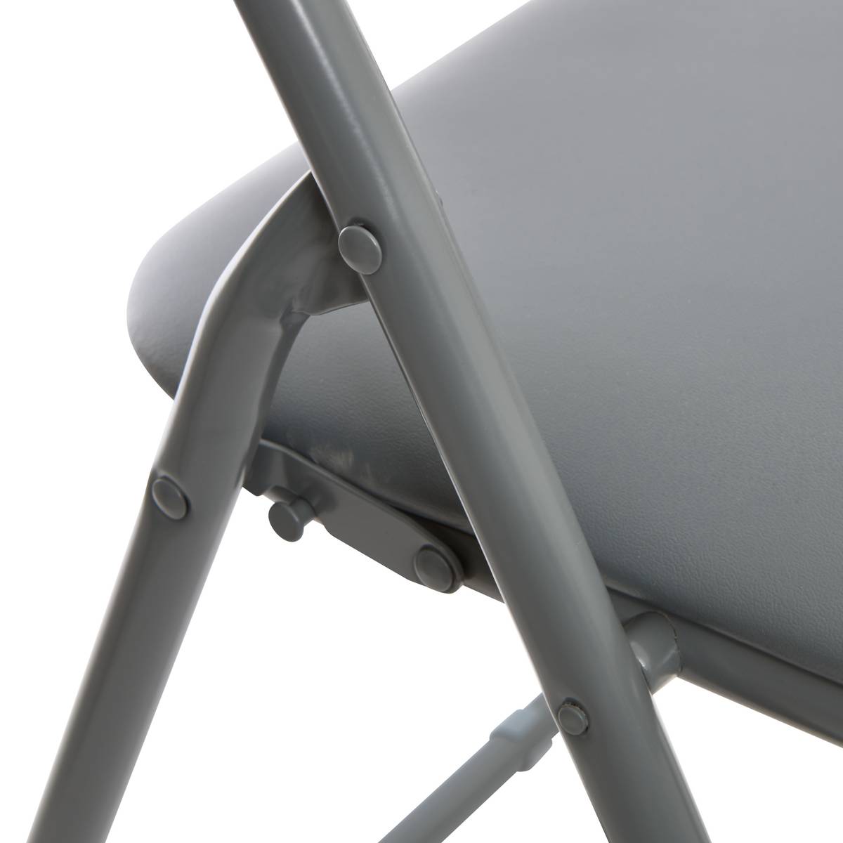 Chaise pliante, gris clair