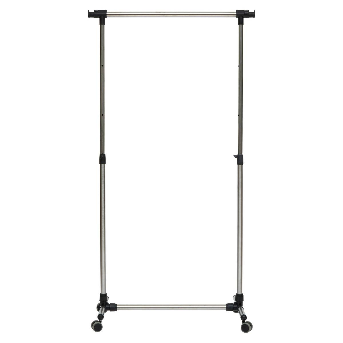 Portant à vêtements simple inox Extensio+