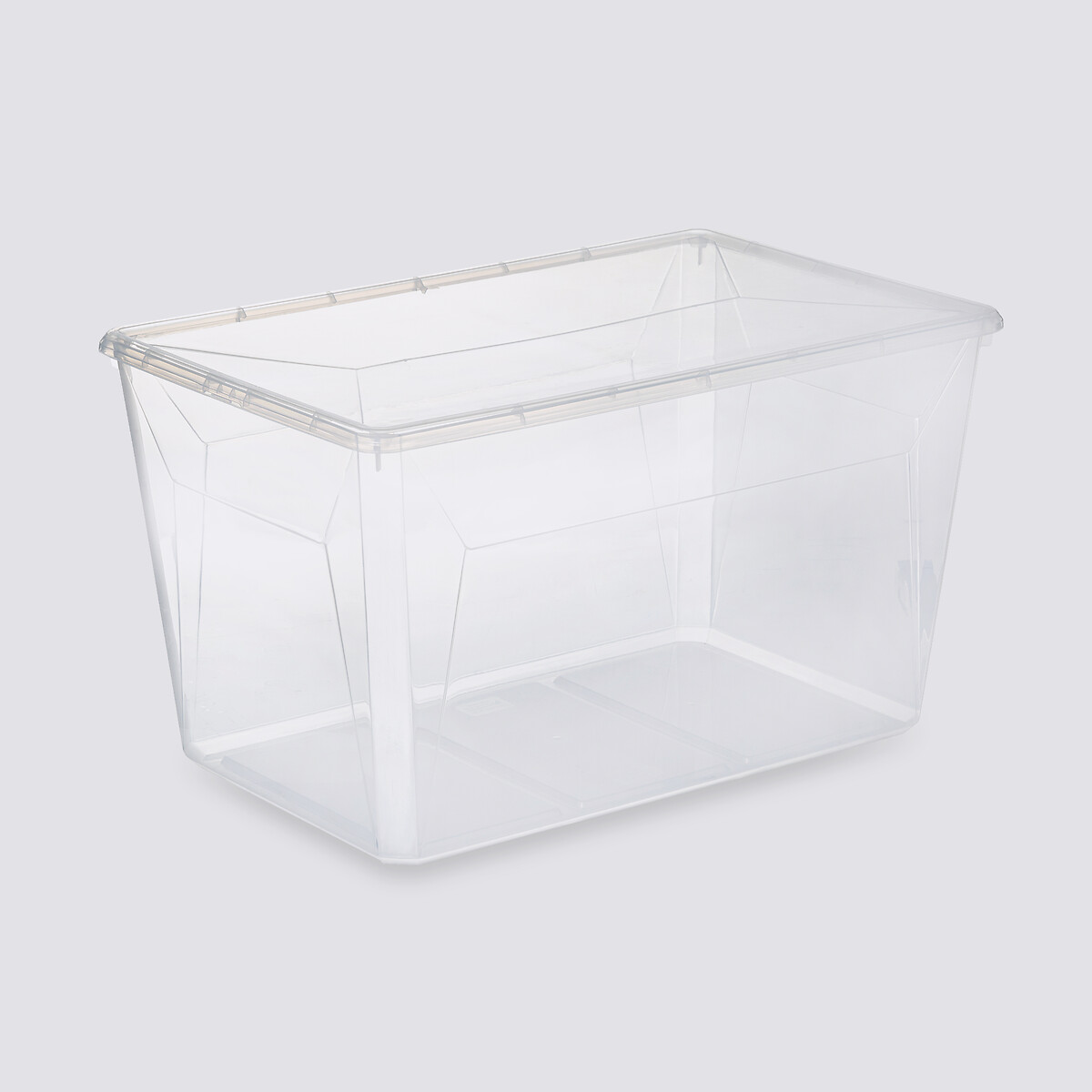 Boîte en plastique transparente 80l Simply+