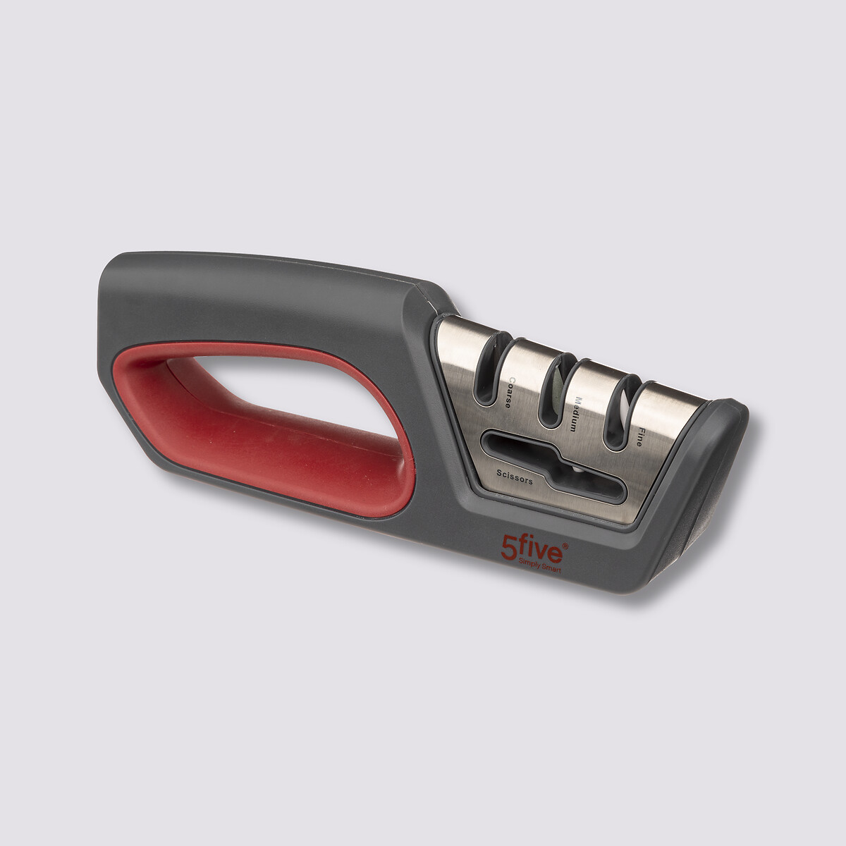 Aiguiseur 4 fonctions, gris/rouge