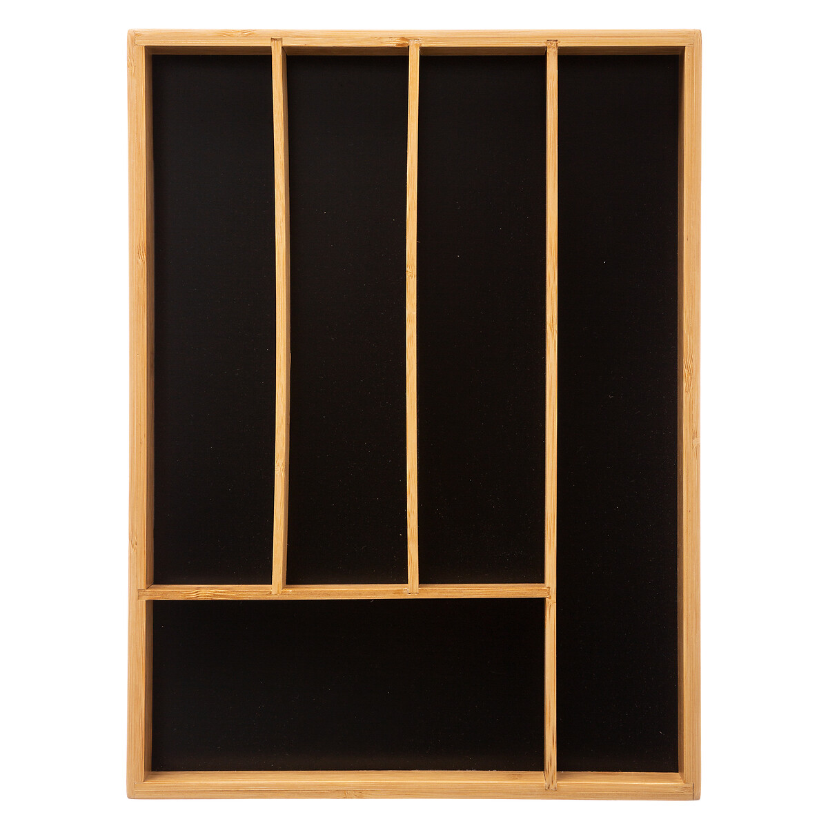 Range-couverts 5 compartiments Black bambou