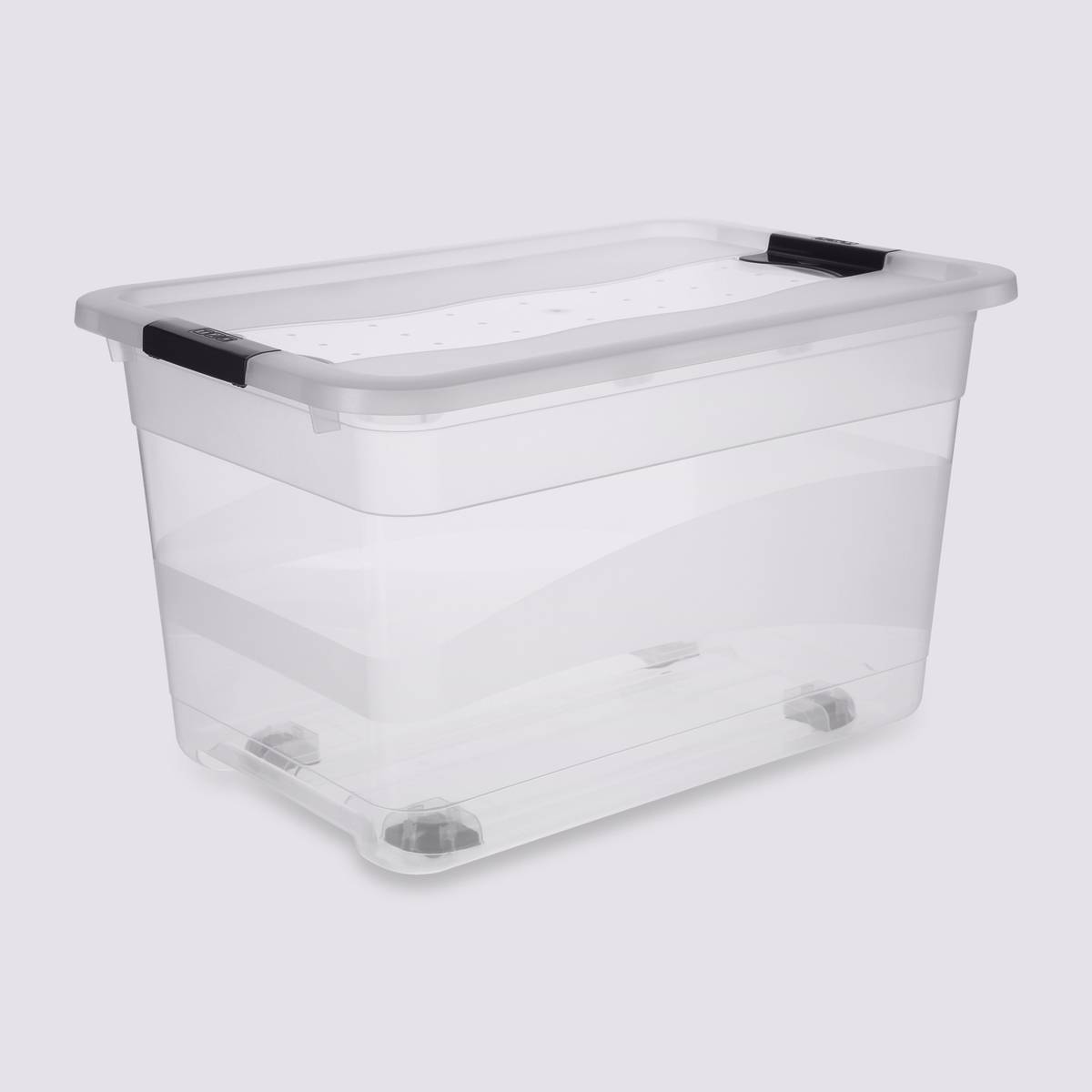 Boîtes 52l, transparent Easy roll