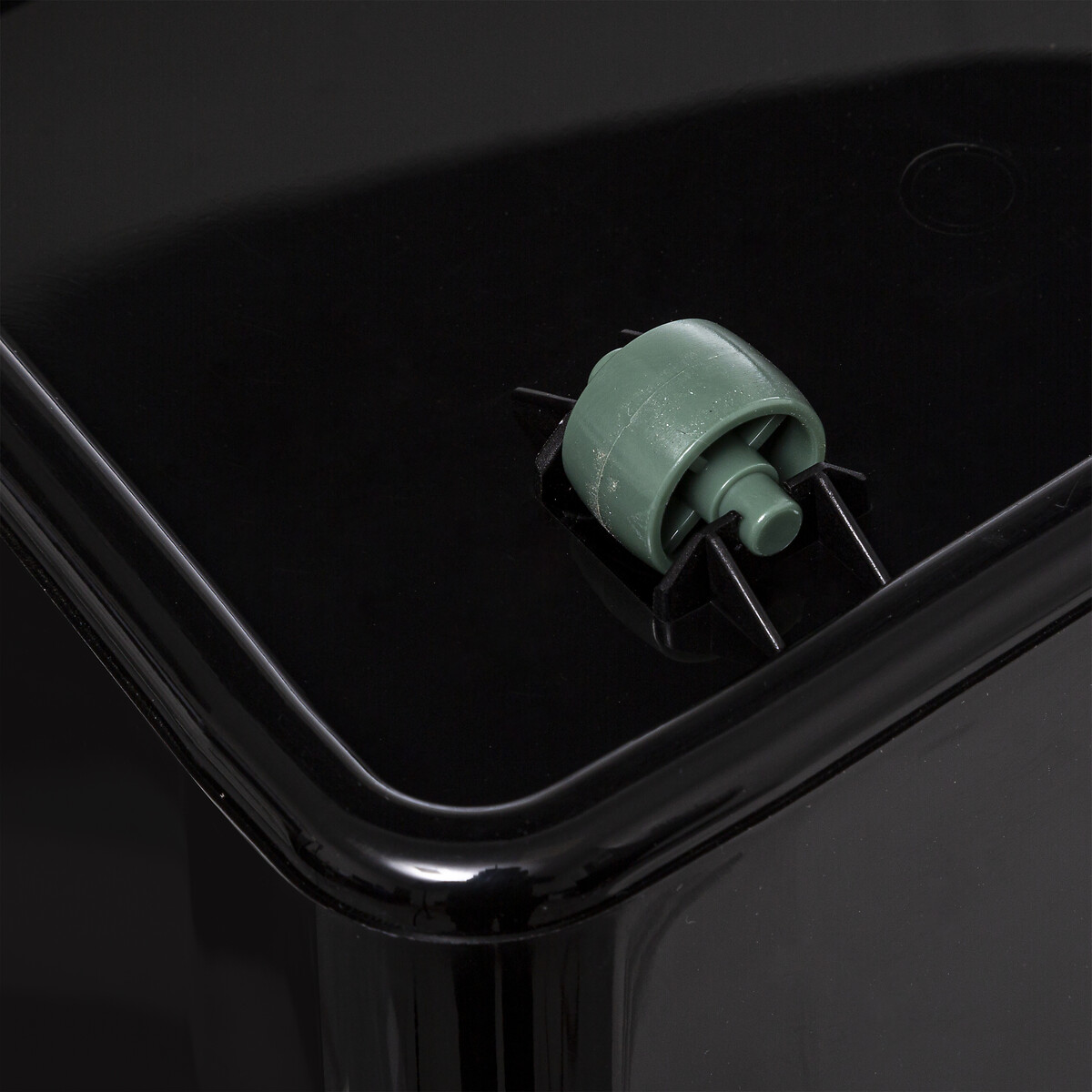 Boîte en plastique 60l, noir Clip'n box