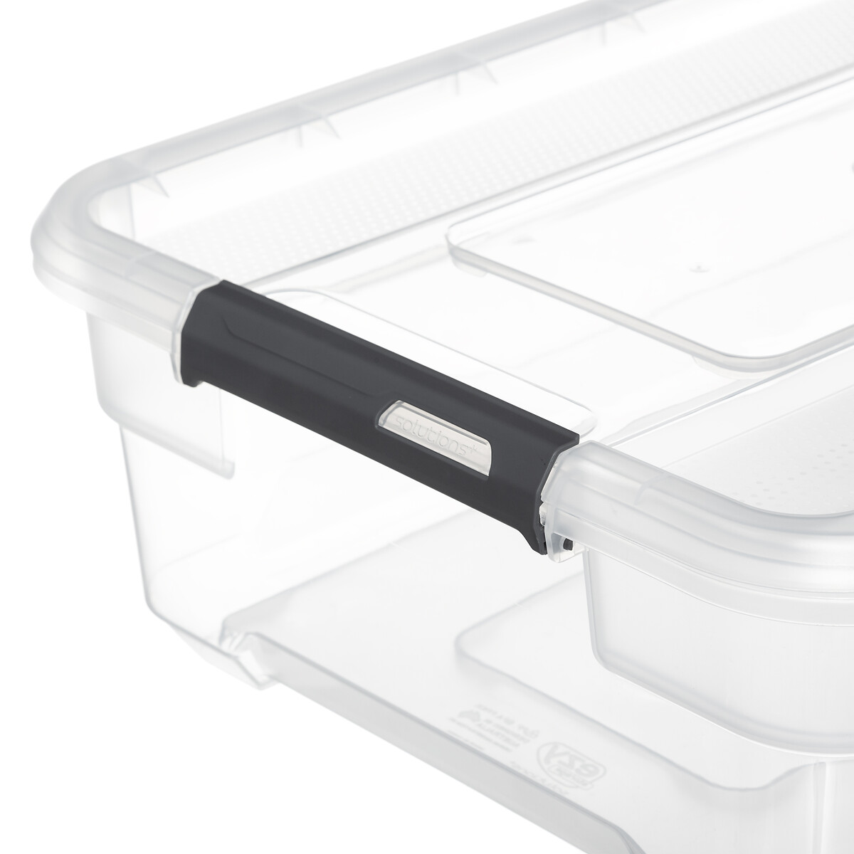 Boîte en plastique transparente 26,5l Solutions+