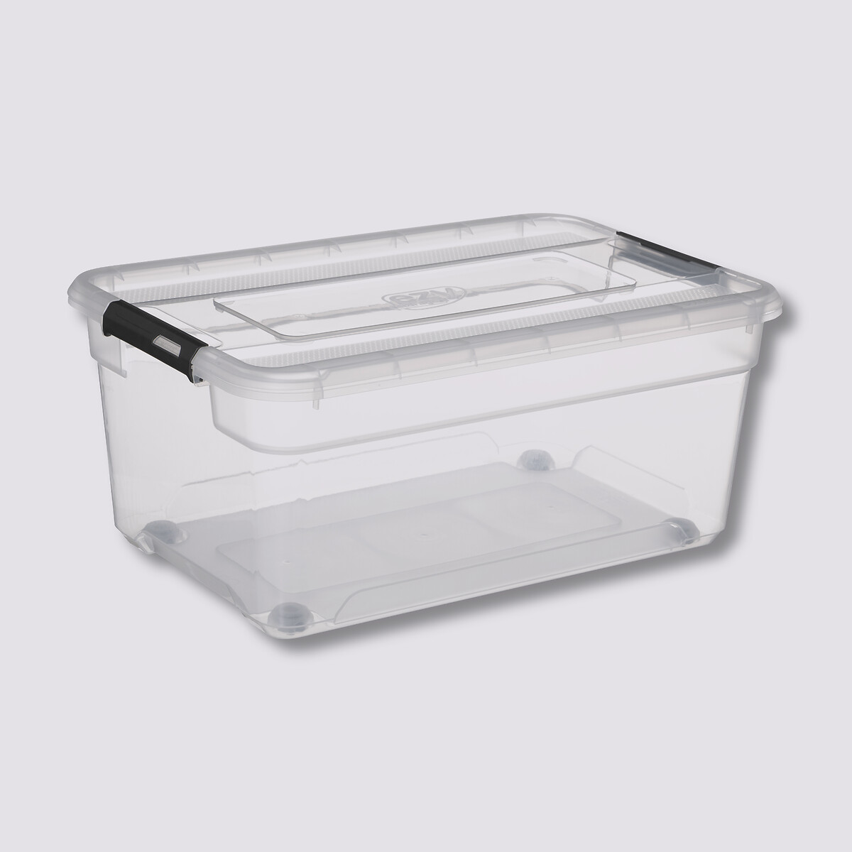 Boîte en plastique transparente 40l Solutions+