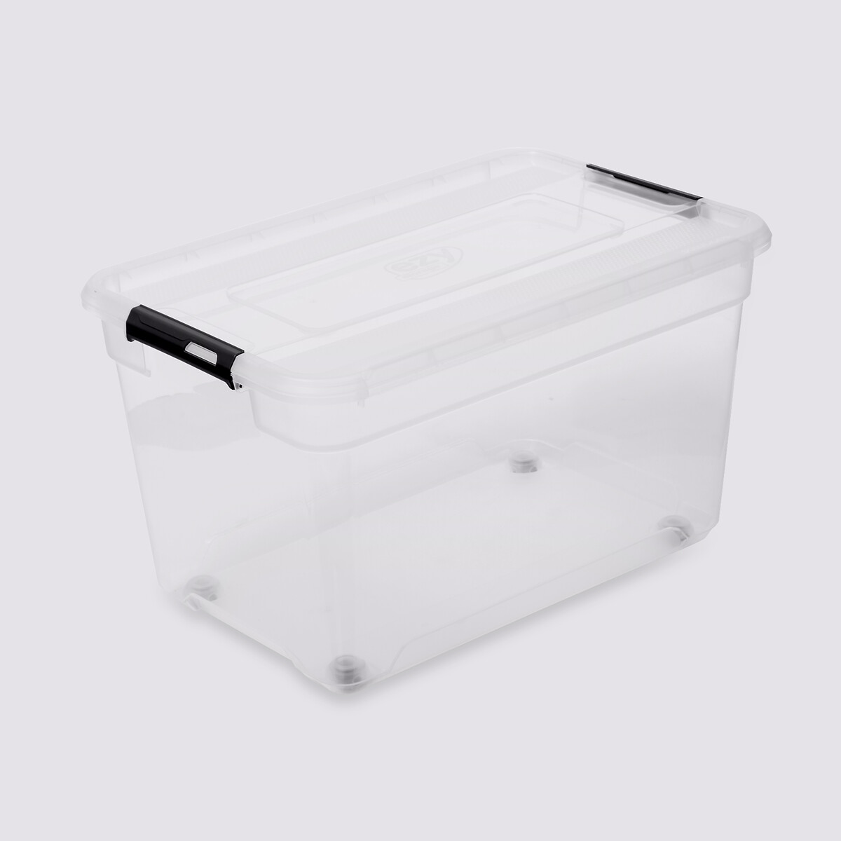 Boîte en plastique transparente 52l Solutions+