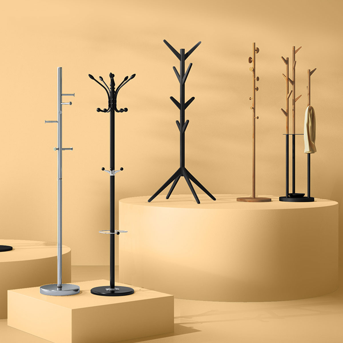 Porte-manteaux 8 crochets Cosy