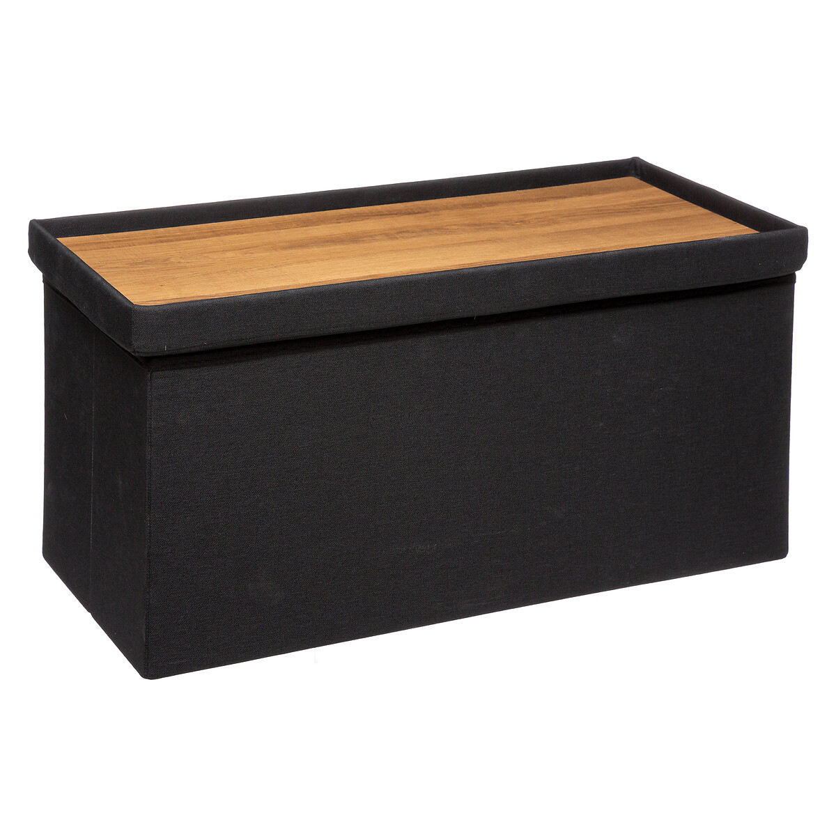 Pouf double pliant, noir Mix'n modul