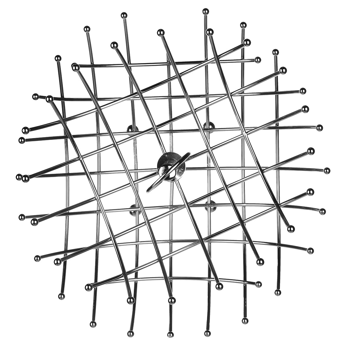 Corbeille spirale 2 étages métal 27,5/36cm