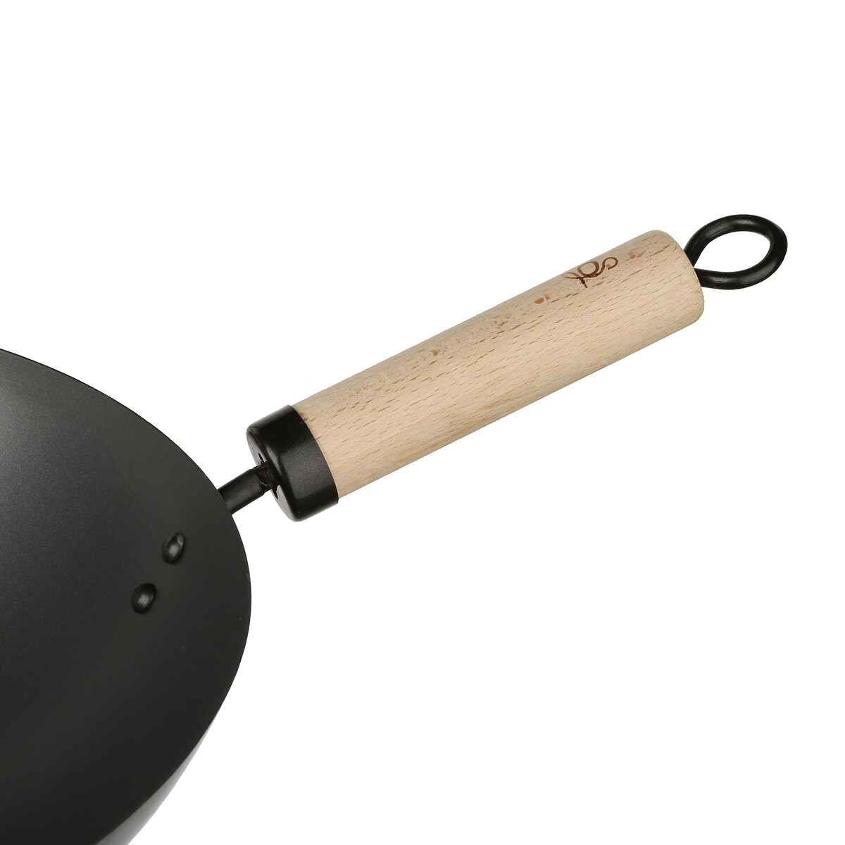 Wok en acier, 35 cm