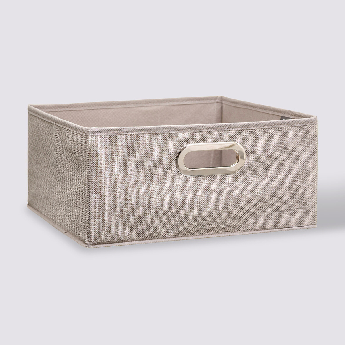 Panier tissu 31x15 cm, beige chiné Mix'n modul