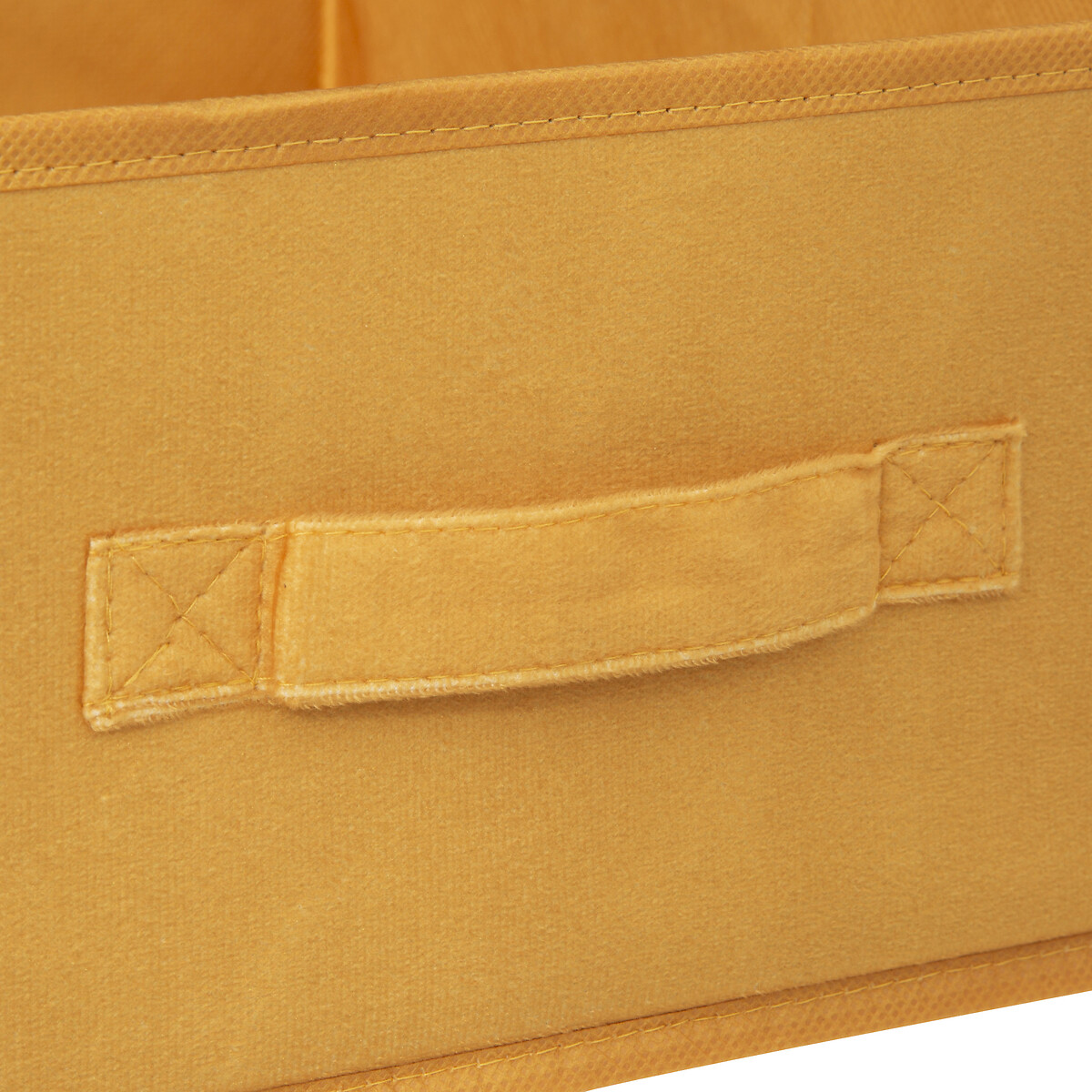 Panier velours 31x15 cm, jaune Mix'n modul