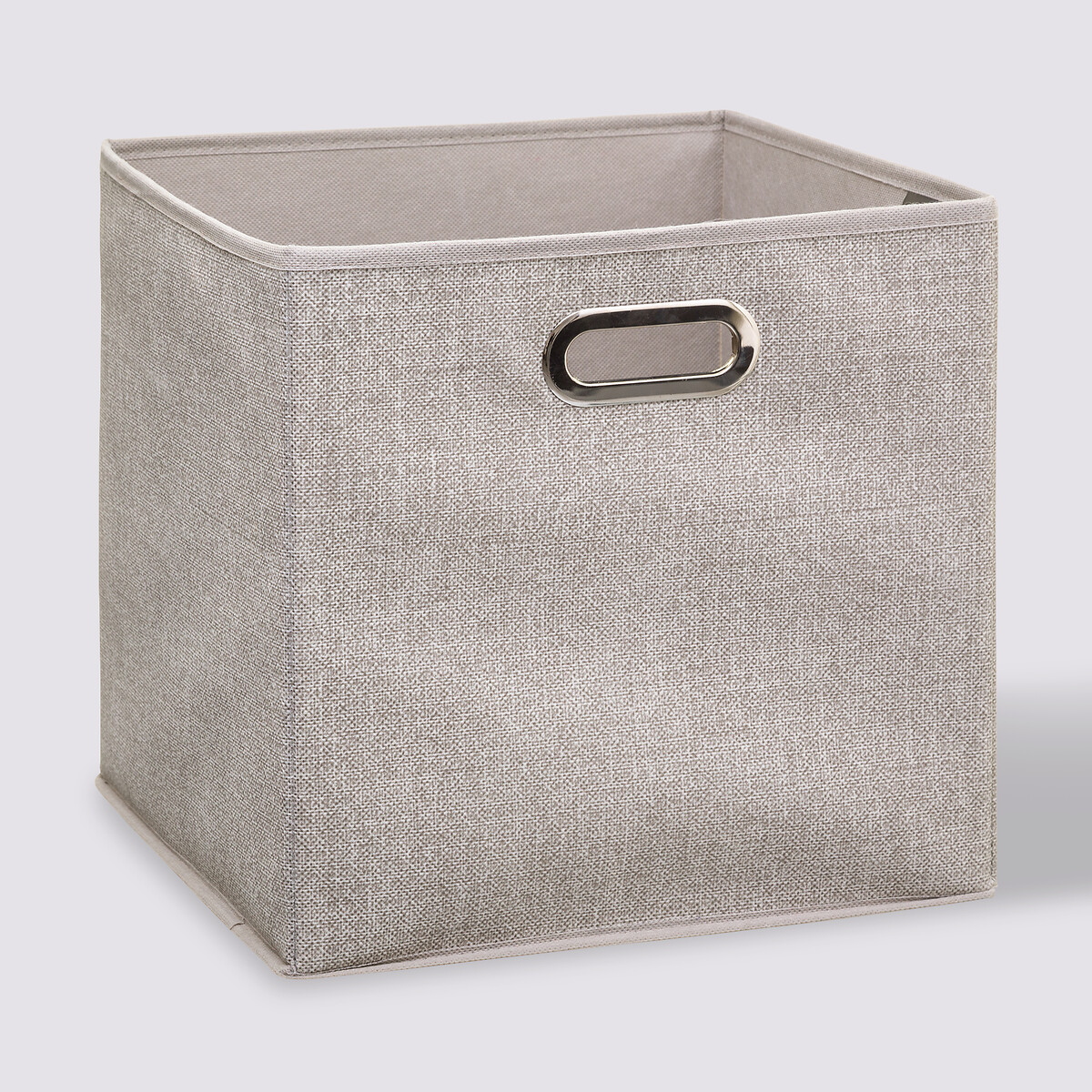 Panier tissu 31x31 cm, beige chiné Mix'n modul