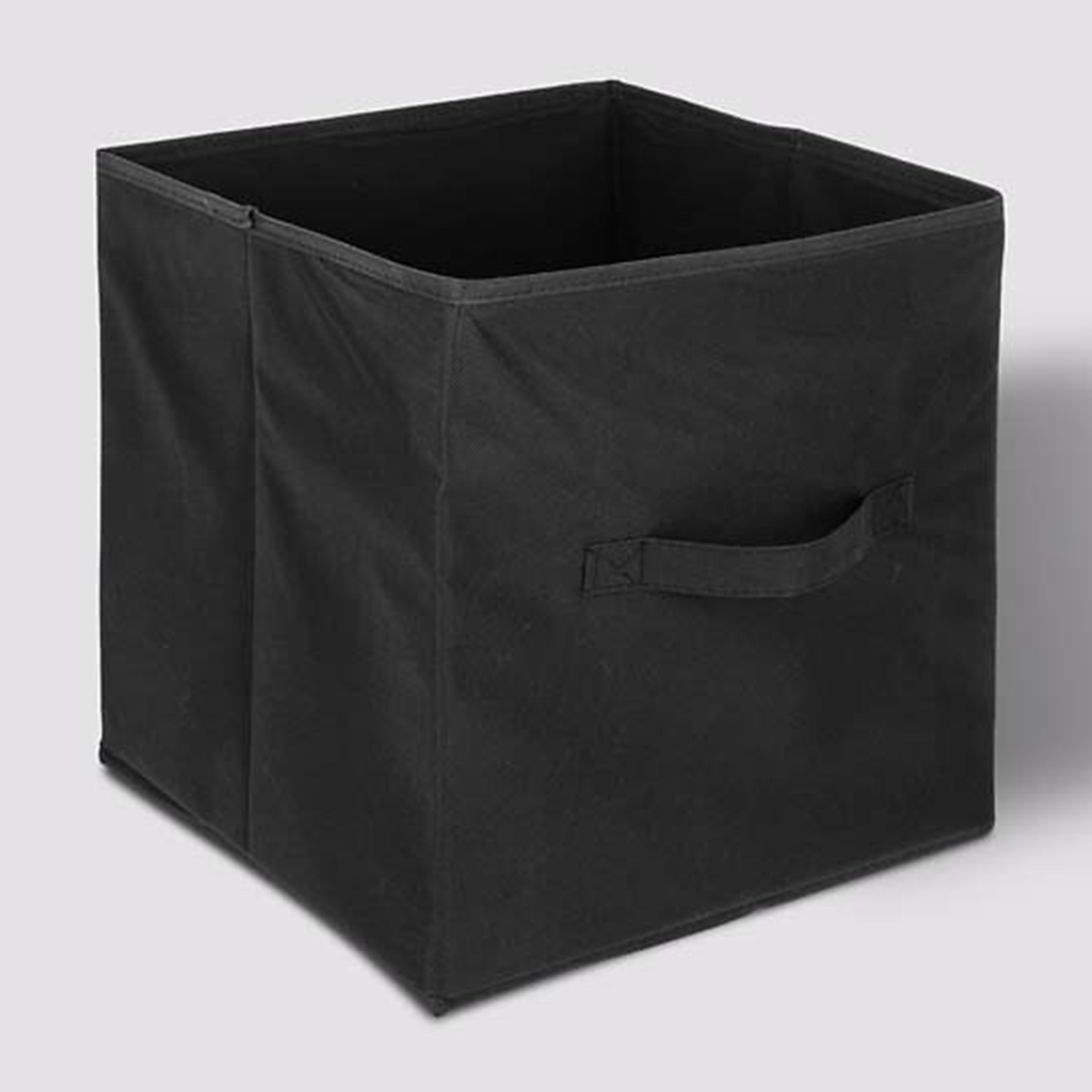 Panier tissu lanière 31x31 cm, noir Mix'n modul