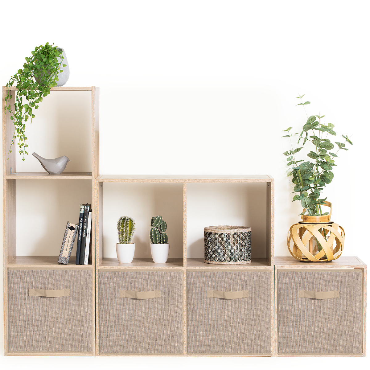 Panier toile de jute 31x31 cm Mix'n modul