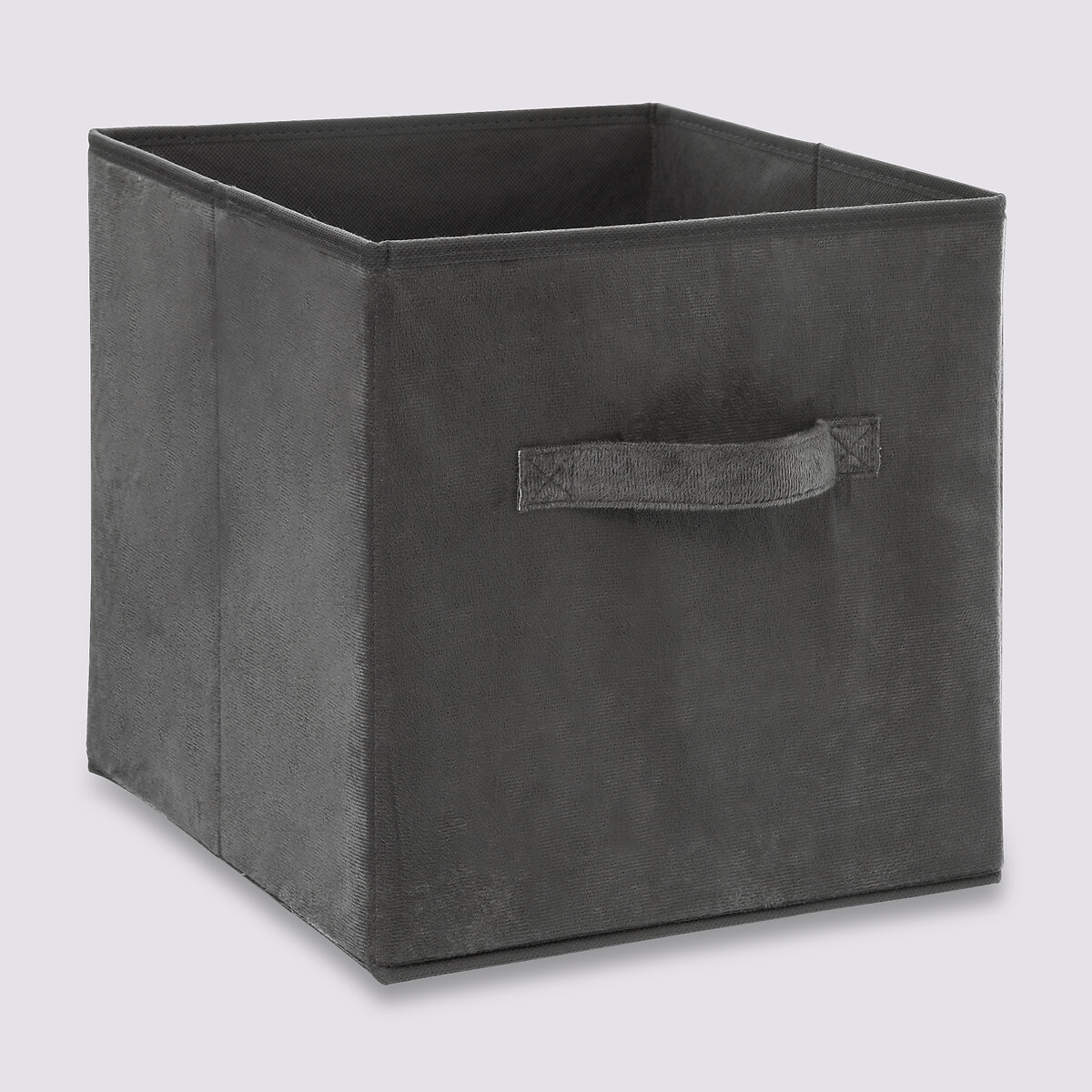 Panier velours 31x31 cm, gris anthracite Mix'n modul