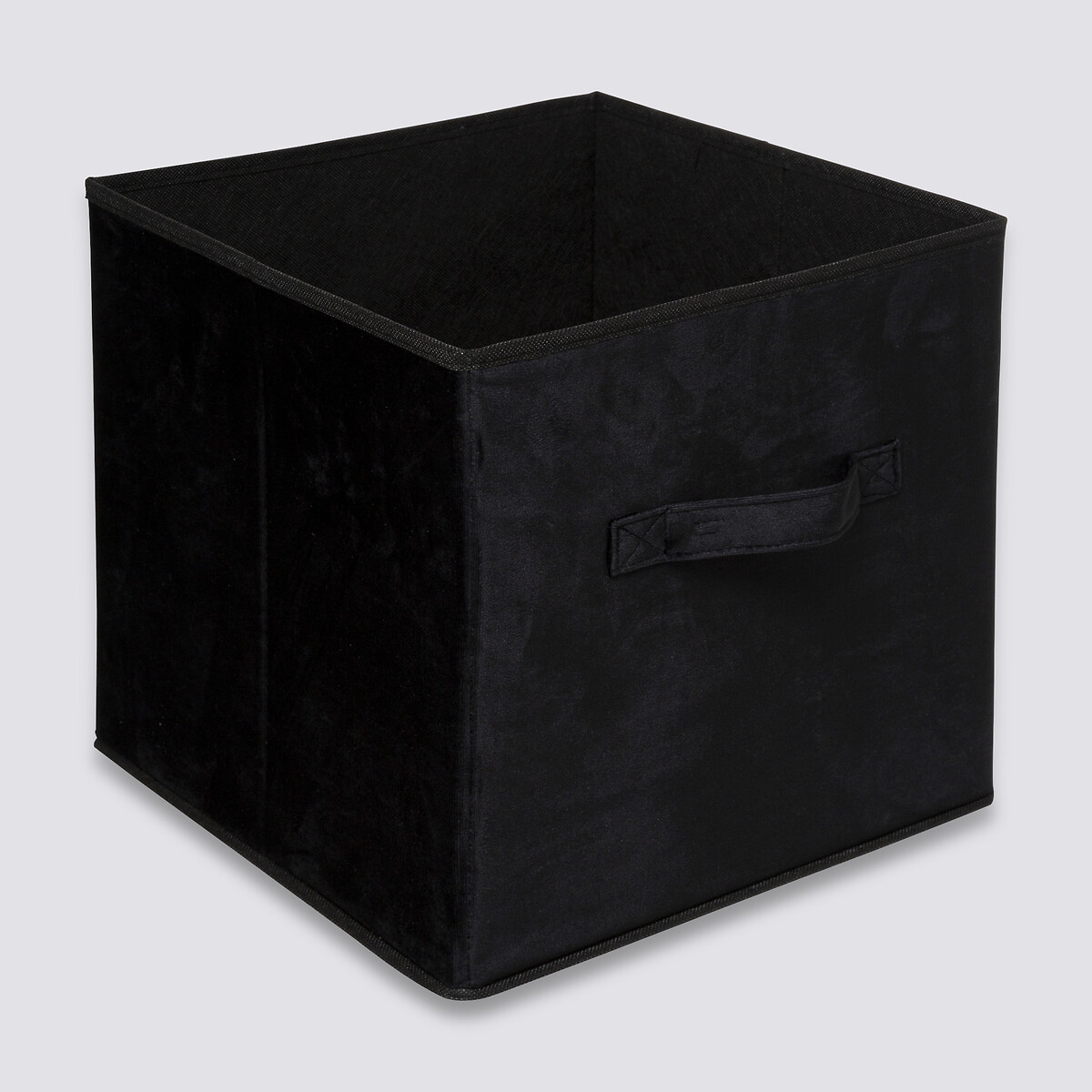 Panier velours 31x31 cm, noir Mix'n modul