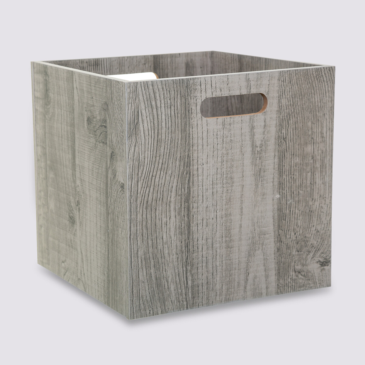 Panier 31x31cm, effet chêne gris Mix'n modul