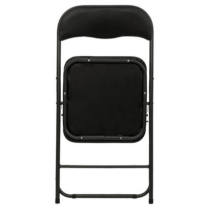 Chaise pliante, noir 