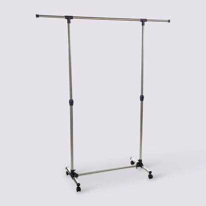 Portant à vêtements simple inox Extensio+