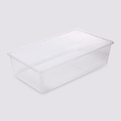 Boîte en plastique transparente 43l Simply+