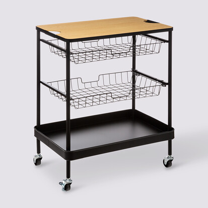 Desserte planche amovible métal 