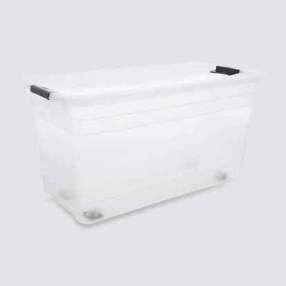 Boîtes 83l, transparent Easy roll