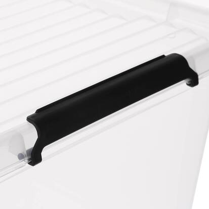 Boîtes 32l, transparent Clip'n box