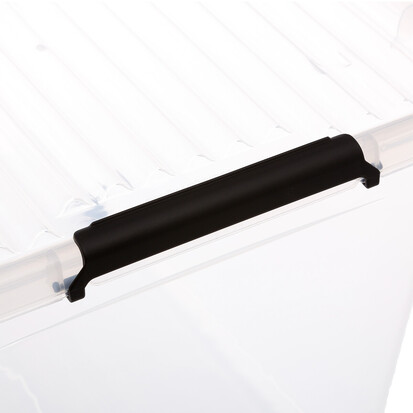 Boîte en plastique transparente 75l Clip'n box