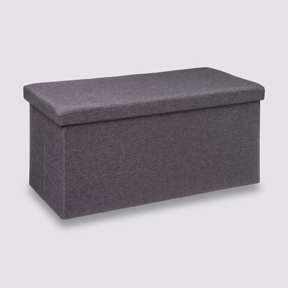 Pouf double pliant, gris Mix'n modul
