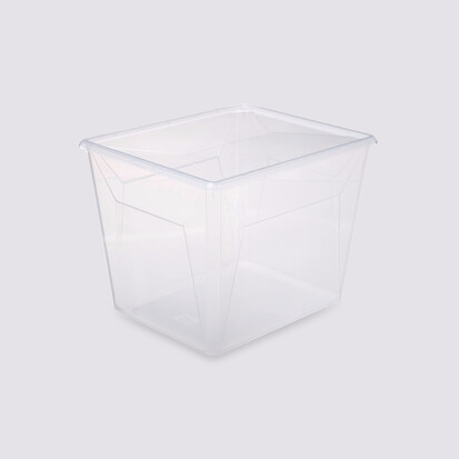 Boîte en plastique transparente 30l Simply+