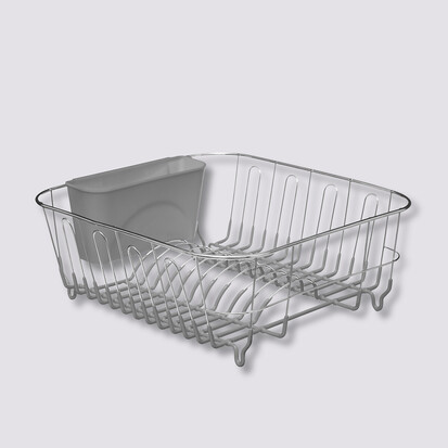 Égouttoir métal, gris Retrocolors