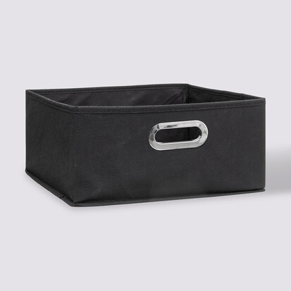 Panier tissu 31x15 cm, gris anthracite Mix'n modul