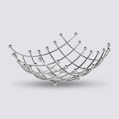 Corbeille spirale en métal 31 cm 