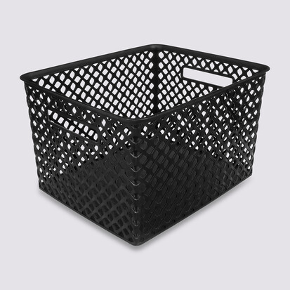 Panier en plastique 19l, noir Folky