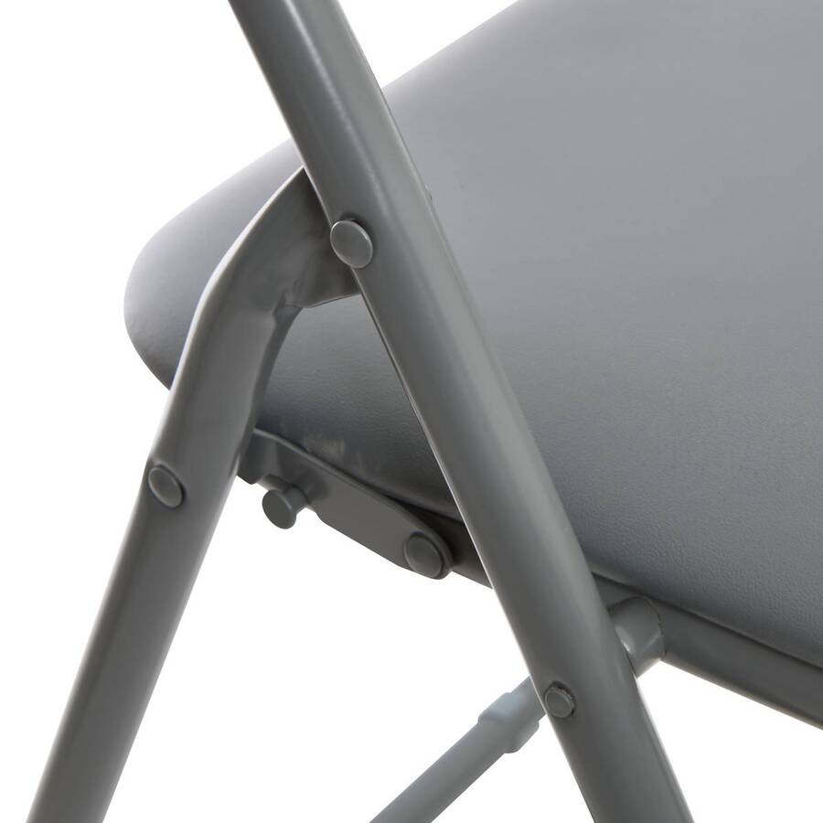Chaise pliante, gris clair
