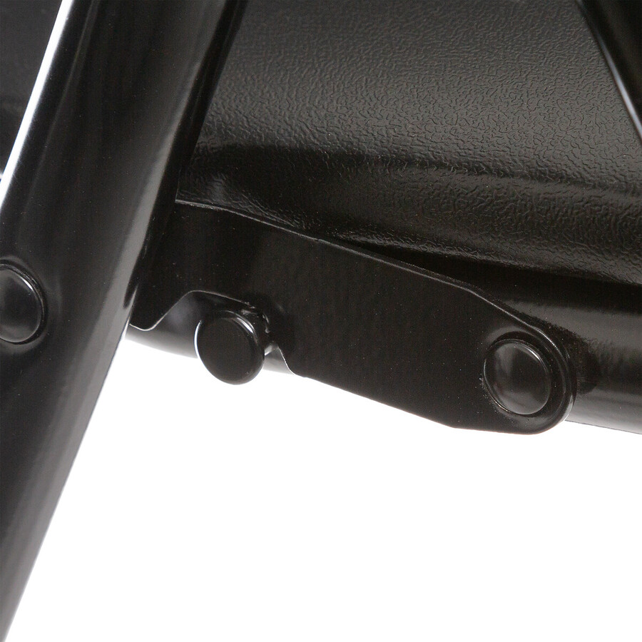 Chaise pliante, noir 