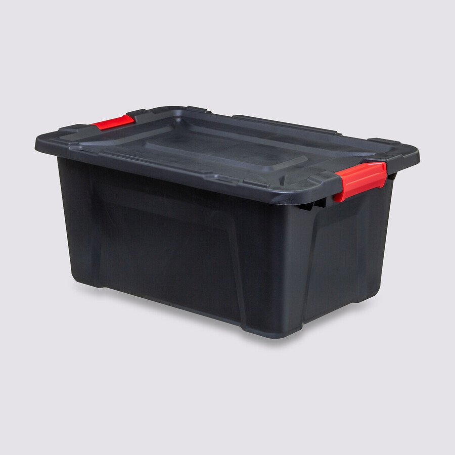 Boîte en plastique 55l, noir Store'n box