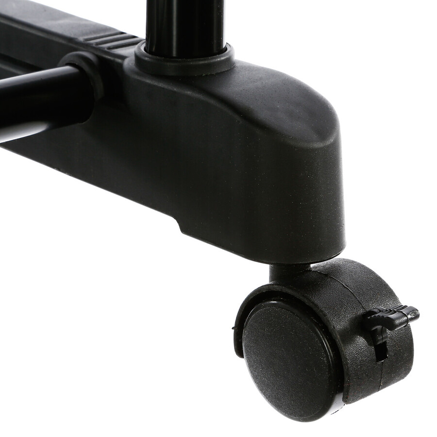 Portant à vêtements à roulettes double Extensio