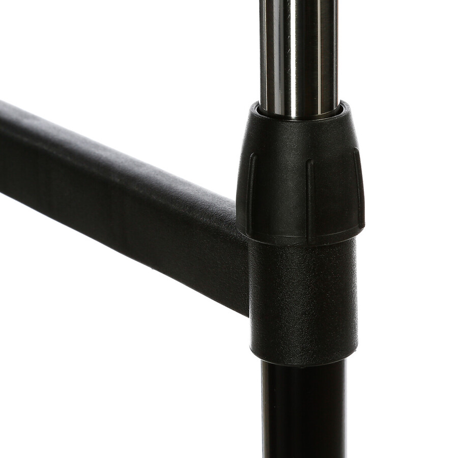 Portant à vêtements à roulettes double Extensio