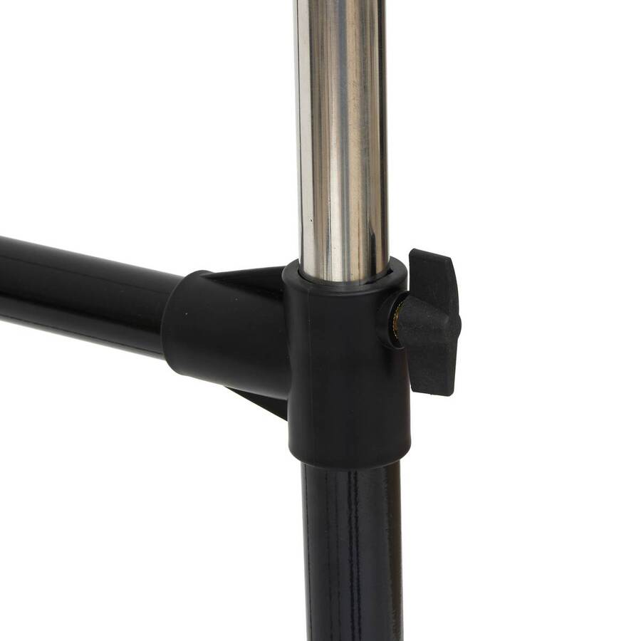 Portant à vêtements à roulettes double Extensio