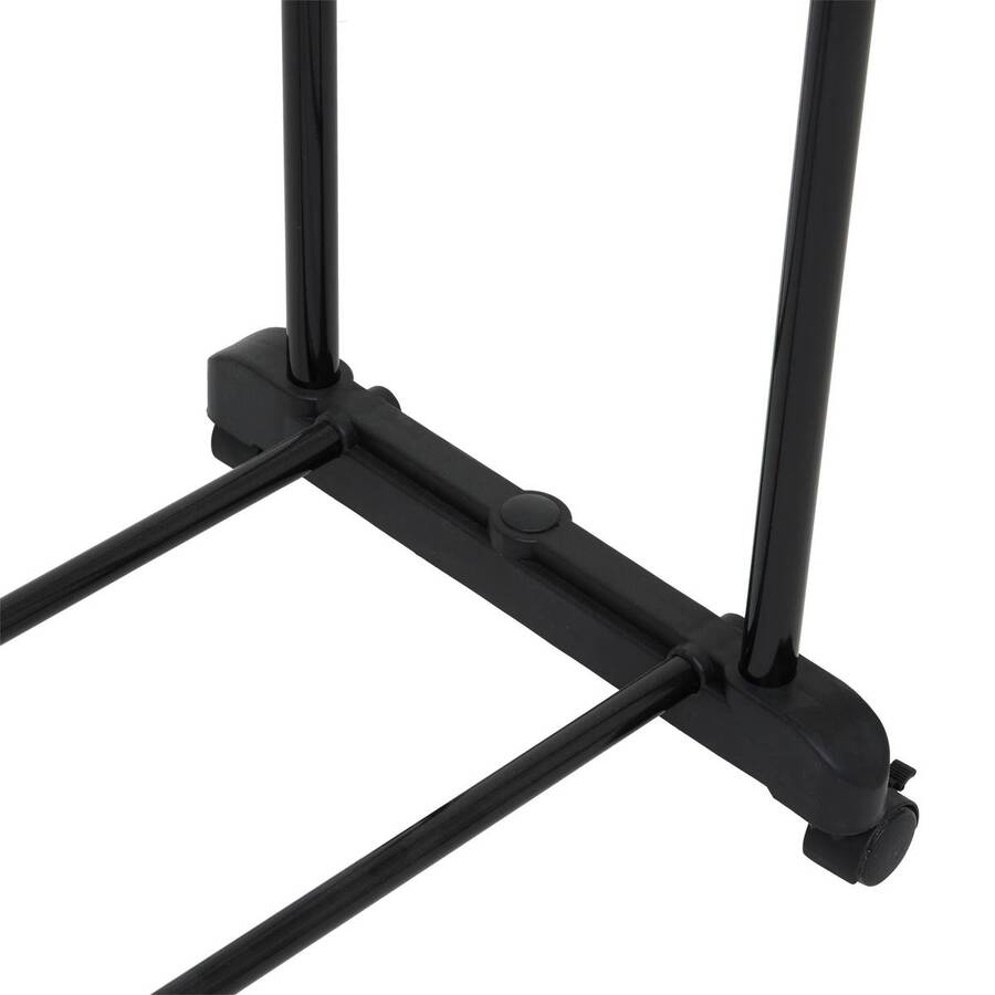 Portant à vêtements à roulettes double Extensio