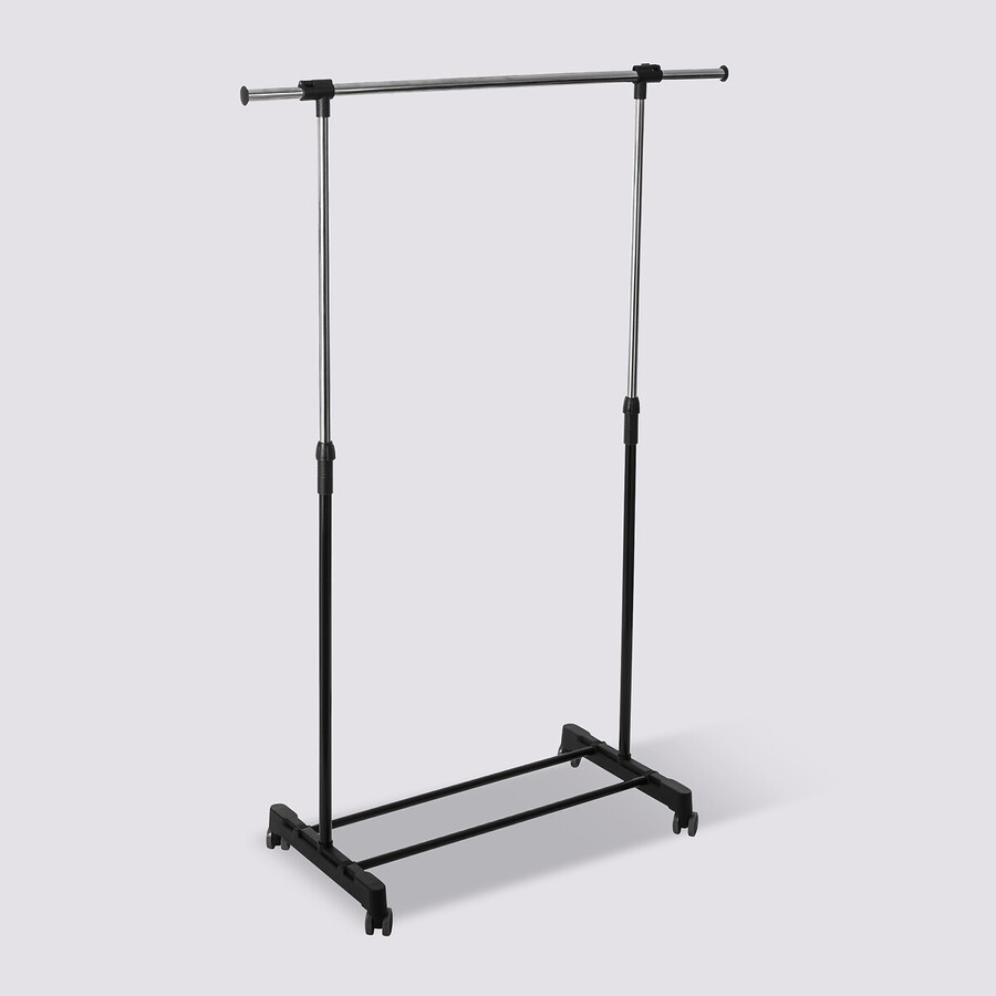 Portant à vêtements à roulettes simple Extensio