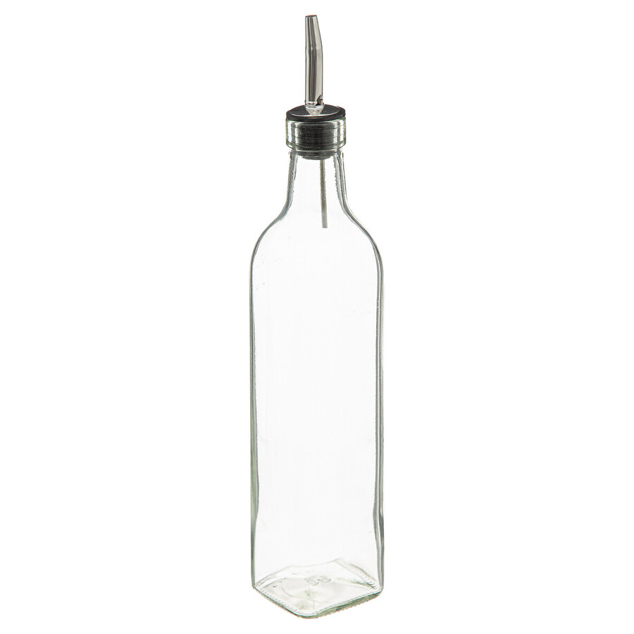 Bouteilles huile/vinaigre verre 0,48l Bambou