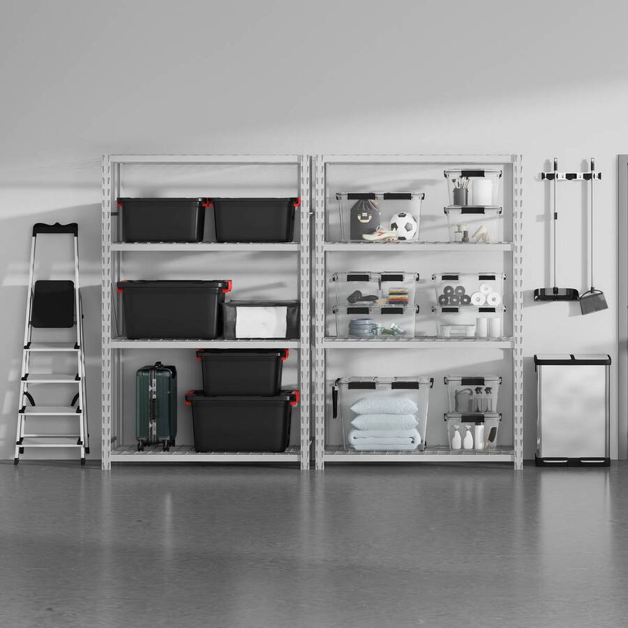 Boîtes 32l, transparent Clip'n box