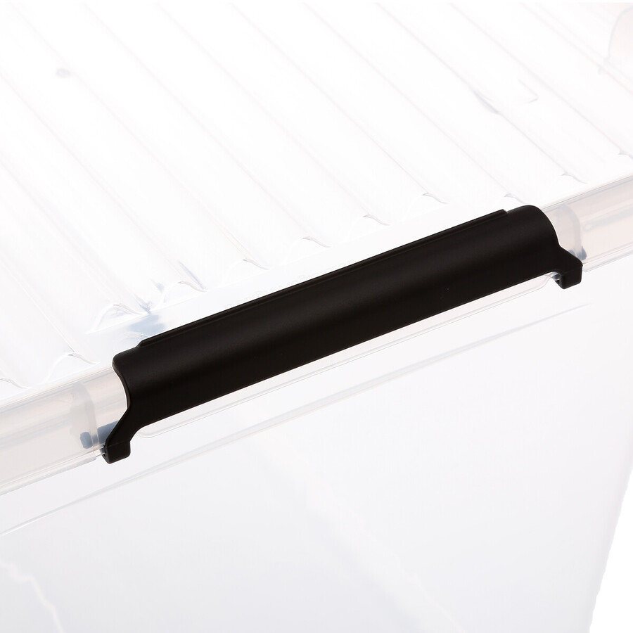 Boîte en plastique transparente 75l Clip'n box